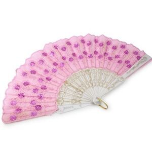 Sequin Folding Fan